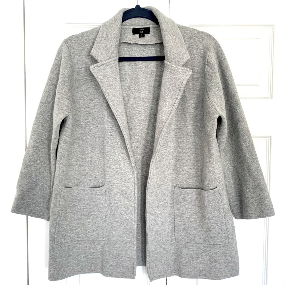 J. Crew Open Front Sweater Blazer